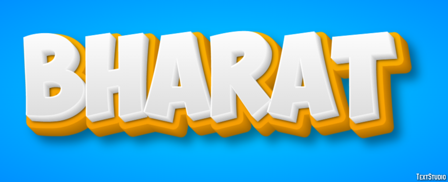 Bharat Text Effect