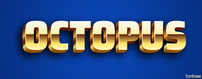Octopus Text effect