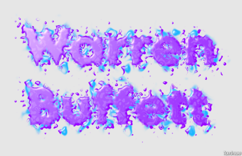 Warren Buffett Text Effect