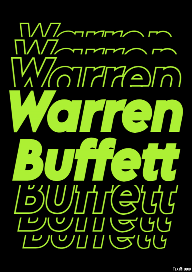 Warren Buffett Efekt tekstowy
