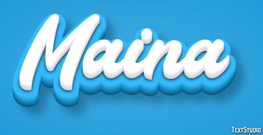 Maina Text effect