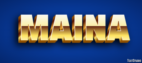 Maina Text effect