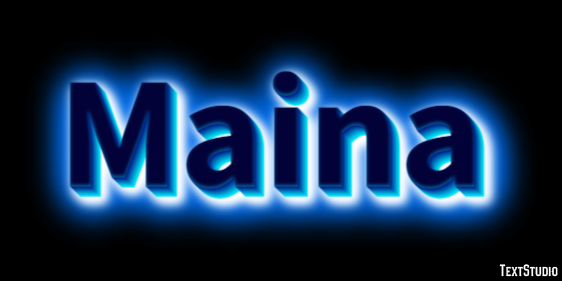 Maina Text effect