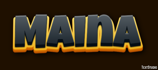 Maina Text effect