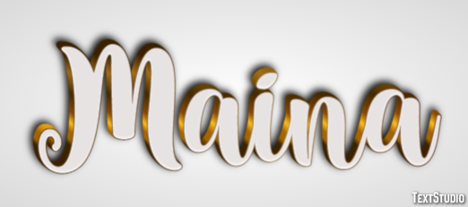 Maina Text effect