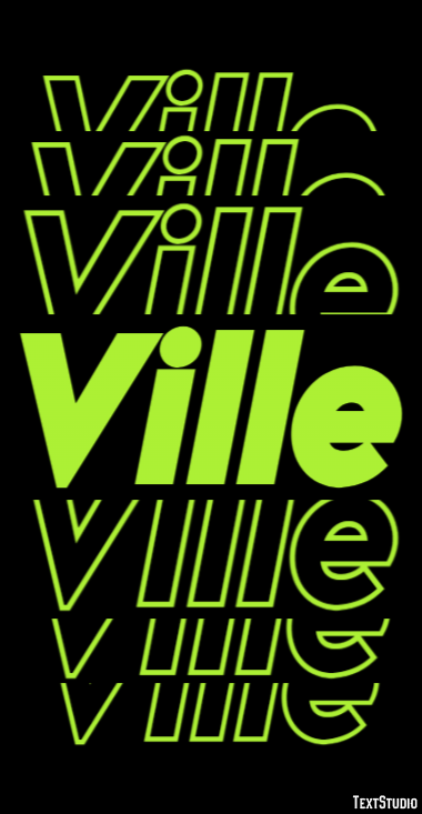 Ville テキスト効果