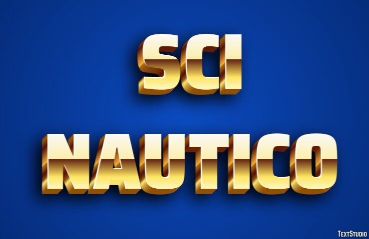 Sci nautico Effetto testo