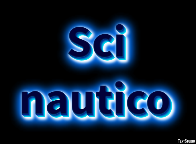 Sci nautico Effetto testo