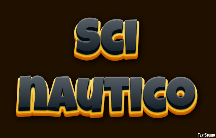Sci nautico Effetto testo
