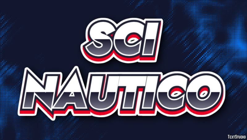 Sci nautico Effetto testo