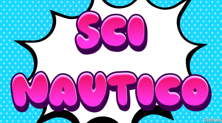 Sci nautico Effetto testo