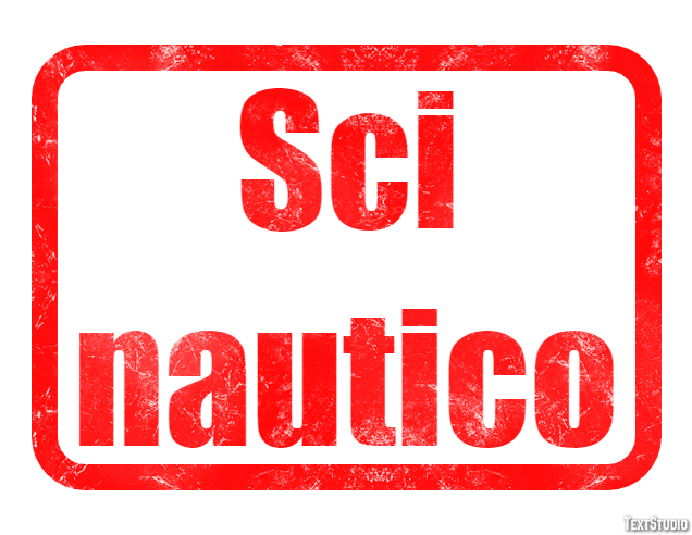 Sci nautico Effet de texte