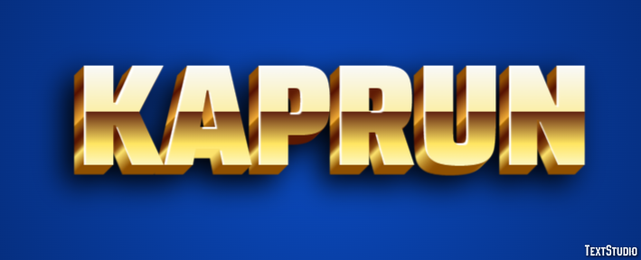 Kaprun Efeito de texto