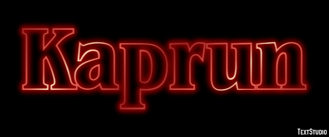 Kaprun Efekt tekstowy