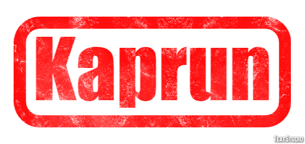 Kaprun Effetto testo