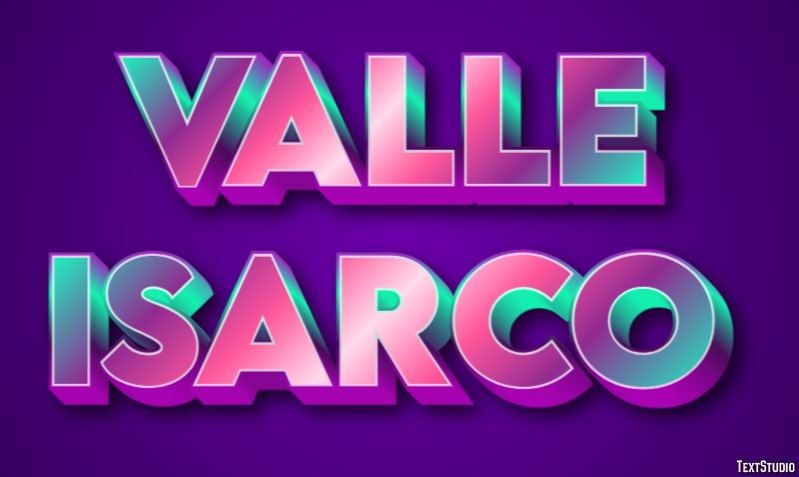 Valle Isarco Tekst Effect