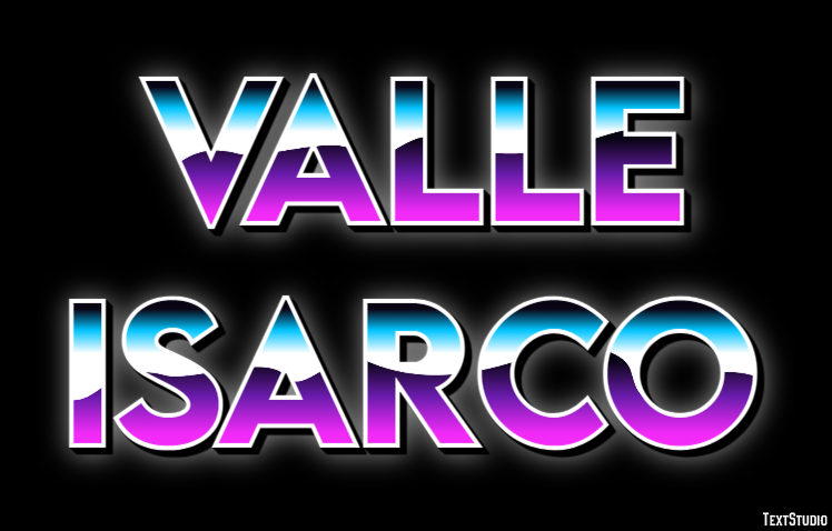 Valle Isarco Efeito de texto