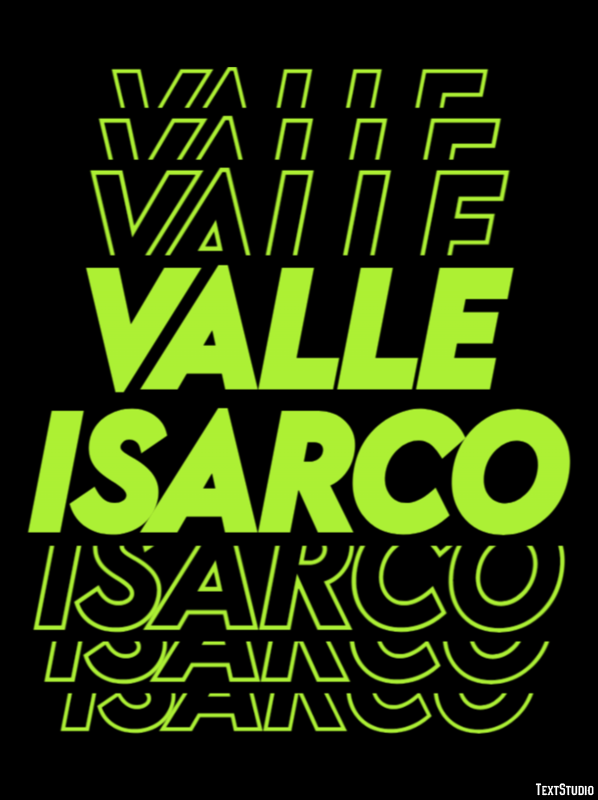 Valle Isarco Efekt tekstowy