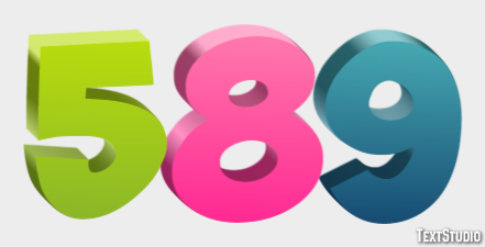589 Text Effect