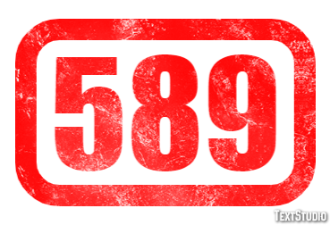 589 Text effect