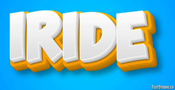 Iride Effetto testo