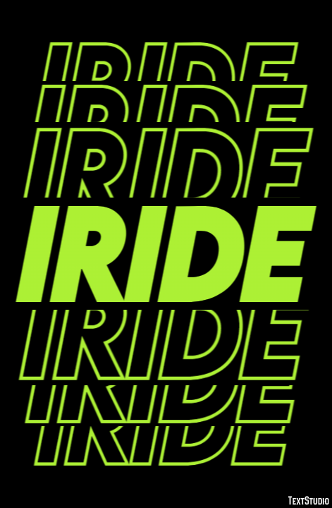 Iride Effetto testo