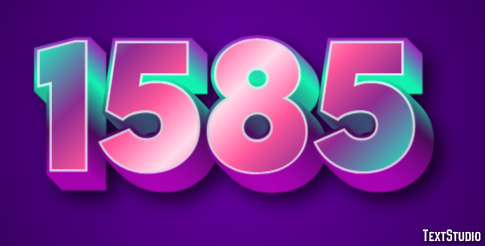 1585 Metin Efekti
