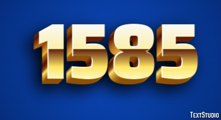 1585 Metin Efekti