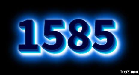 1585 Metin Efekti