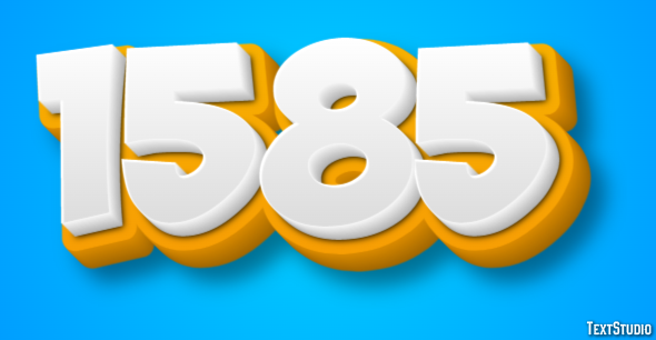 1585 Metin Efekti