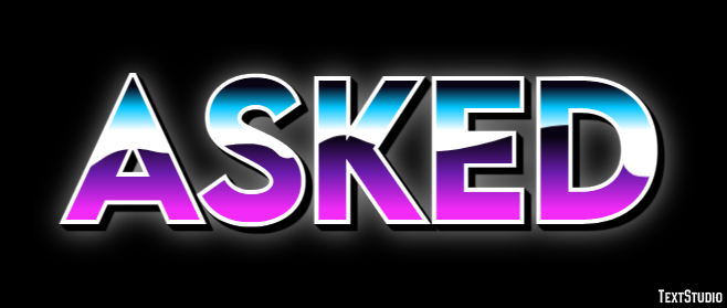 Asked Text Effect