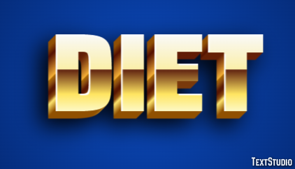 Diet Text Effect