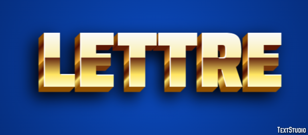 Lettre Effet de texte
