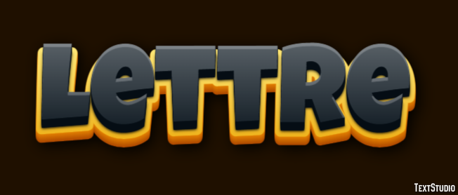 Lettre Effet de texte