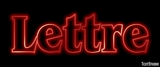 Lettre Effet de texte