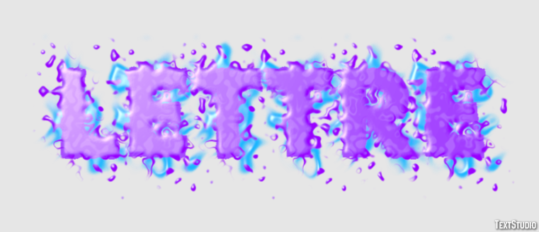 Lettre Effet de texte