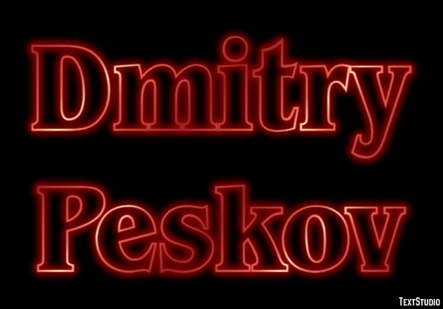 Dmitry Peskov Efecto de Texto