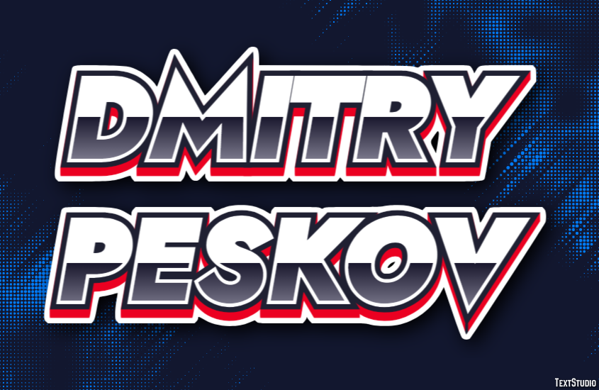 Dmitry Peskov Efecto de Texto