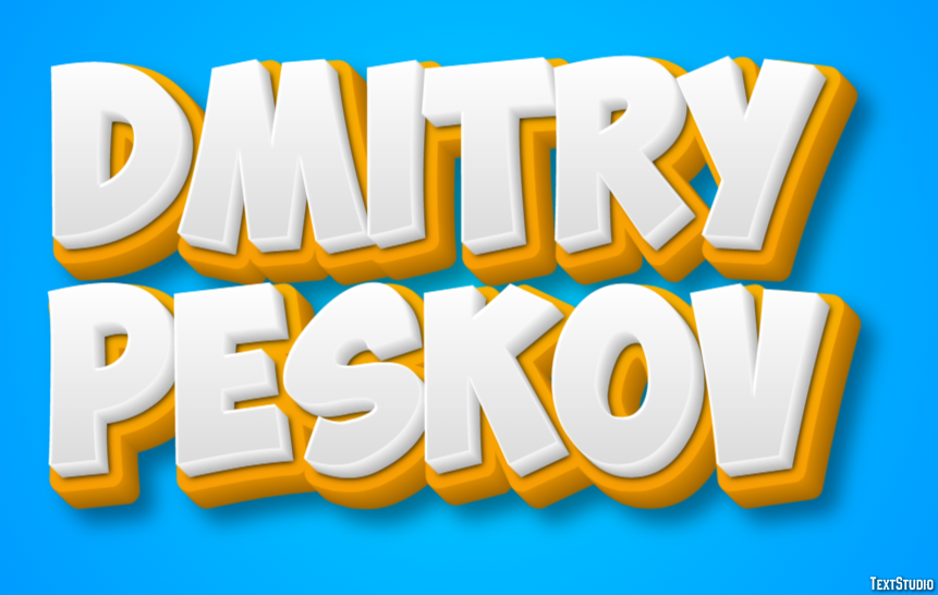 Dmitry Peskov Efecto de Texto