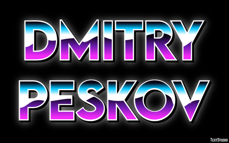 Dmitry Peskov Efecto de Texto