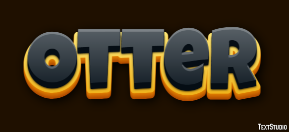 Otter Texteffekt