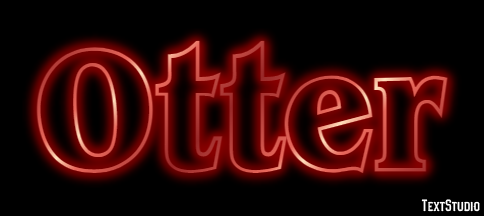 Otter Efekt tekstowy