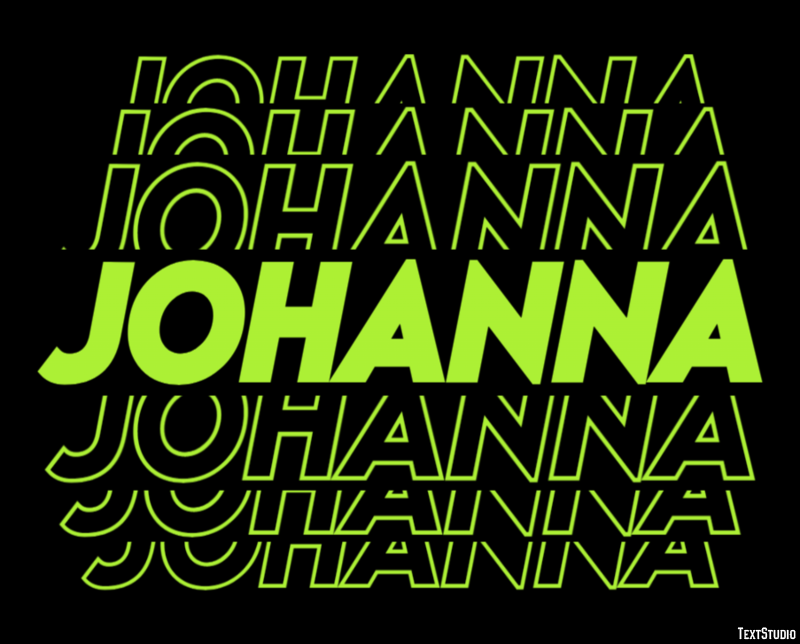 Johanna Effetto testo