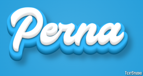 Perna Efeito de texto