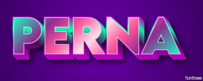 Perna Efeito de texto