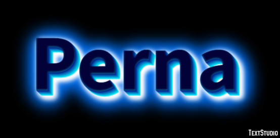 Perna Efeito de texto