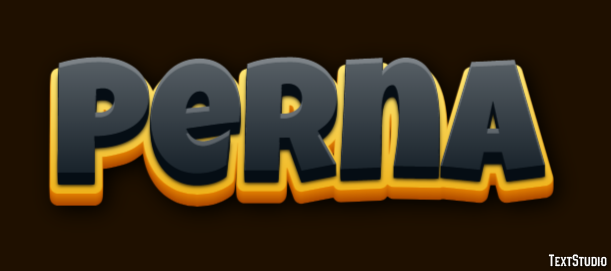 Perna Efeito de texto