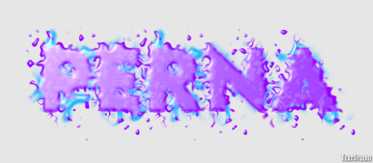 Perna Efeito de texto