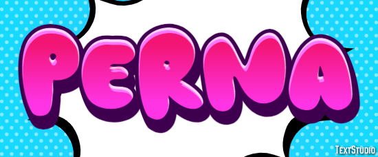 Perna Efeito do texto