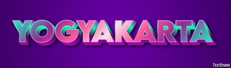 Yogyakarta Efekt tekstowy